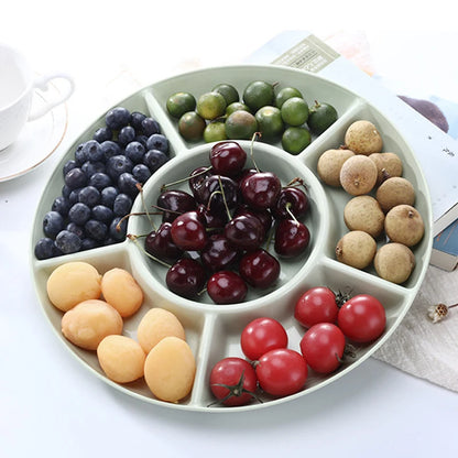Assiette à Snacks Fruits avec 6 Compartiments - Idéal Apéritif