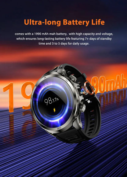 Montre Intelligente H19 Android 10.0 avec Caméra Rotative 1,95" AMOLED