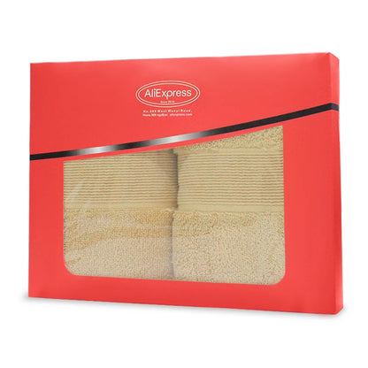 Serviette de Bain Coton Douce et Épaisse - Set de 2 Absorbantes