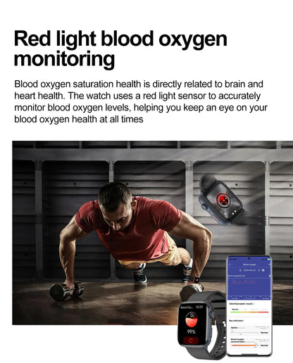 Montre Intelligente Xiaomi Femme - Diagnostic AI, HRV, PPG, IP68