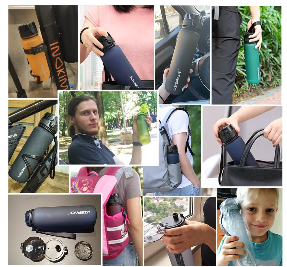 Gourde Sport Tritan Sans BPA - Bouteille d'Eau Portable 350/500ml