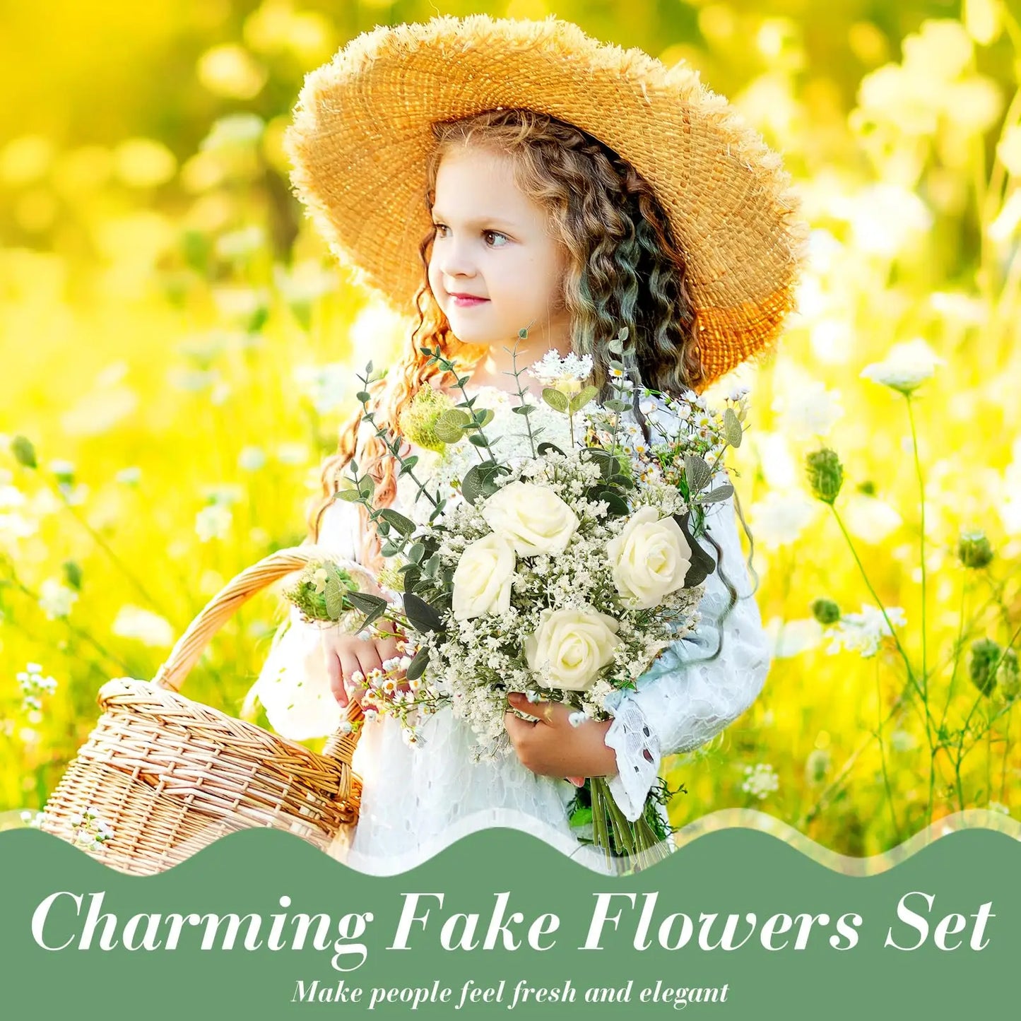 Bouquets de Fleurs Artificielles pour Décoration Maison - 10/15 Pcs