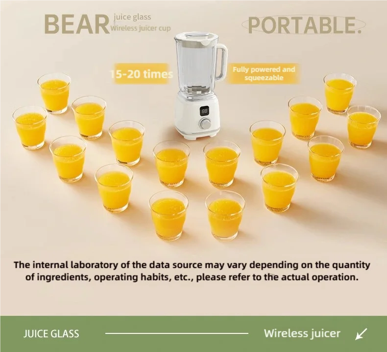 Presse-agrumes TINSOL 10 lames 3000mAh - Mélangeur multifonctionnel