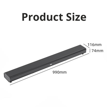 Barre de son 9D avec caisson de basses, Bluetooth & HDMI