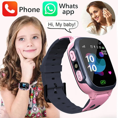 Montre intelligente GPS pour enfants - 4G, étanche, SOS, appel vidéo