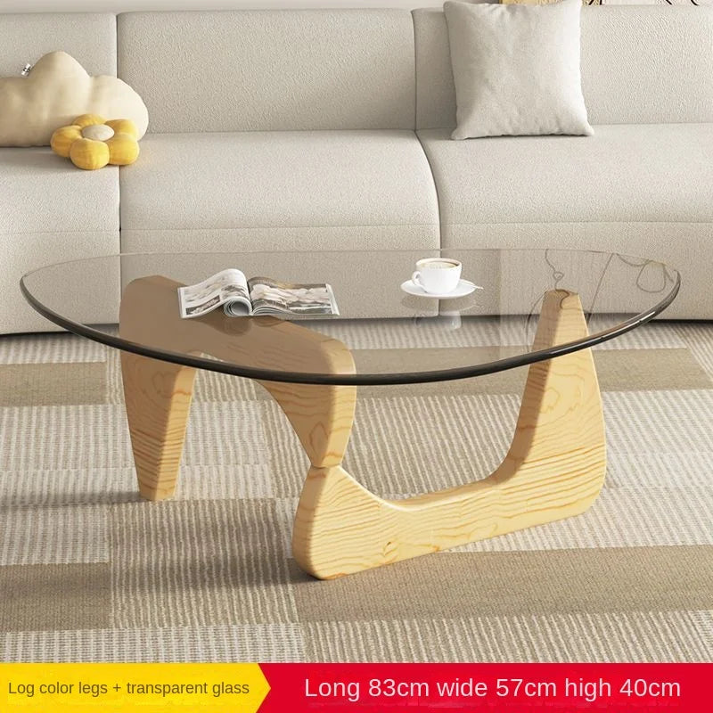 Table Basse Nordique Italienne en Forme de Goutte - Style Minimaliste
