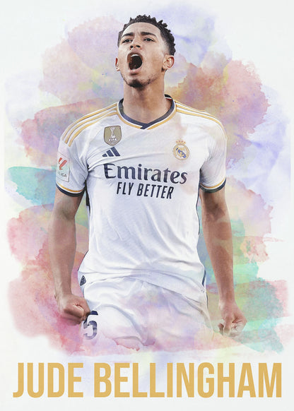 Affiche de Football HEROCROSS - Art Mural Étoiles en Toile