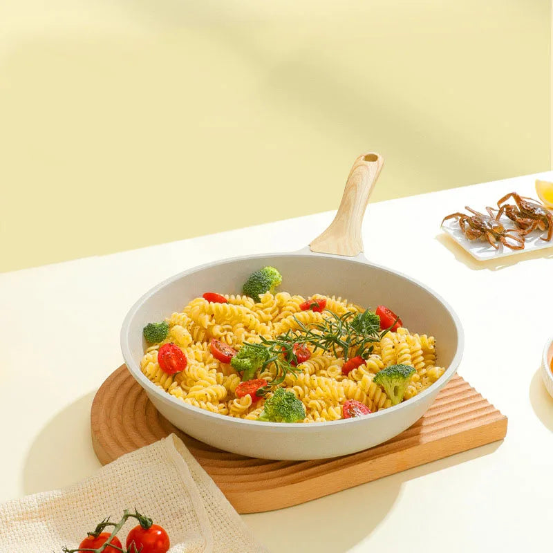 Wok en céramique antiadhésif pour cuisson universelle - Durable et efficace