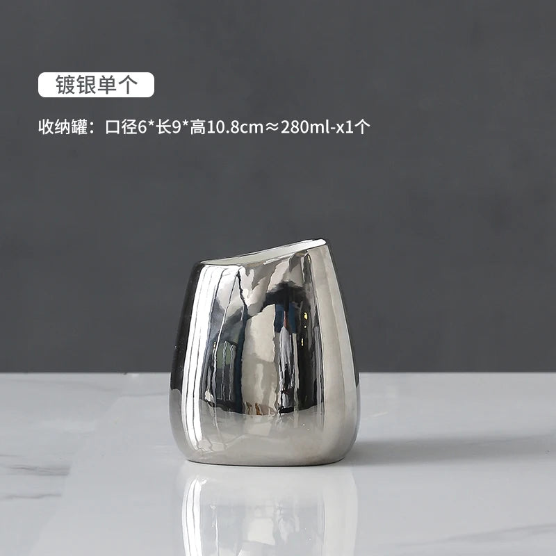 Set d'accessoires de salle de bains en céramique chinoise élégante