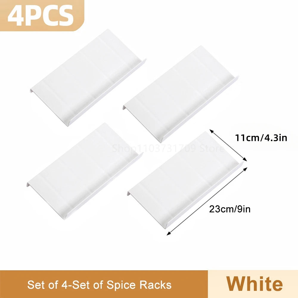 Organisateur de Tiroir à Épices 4 Niveaux - Support Réglable Pratique