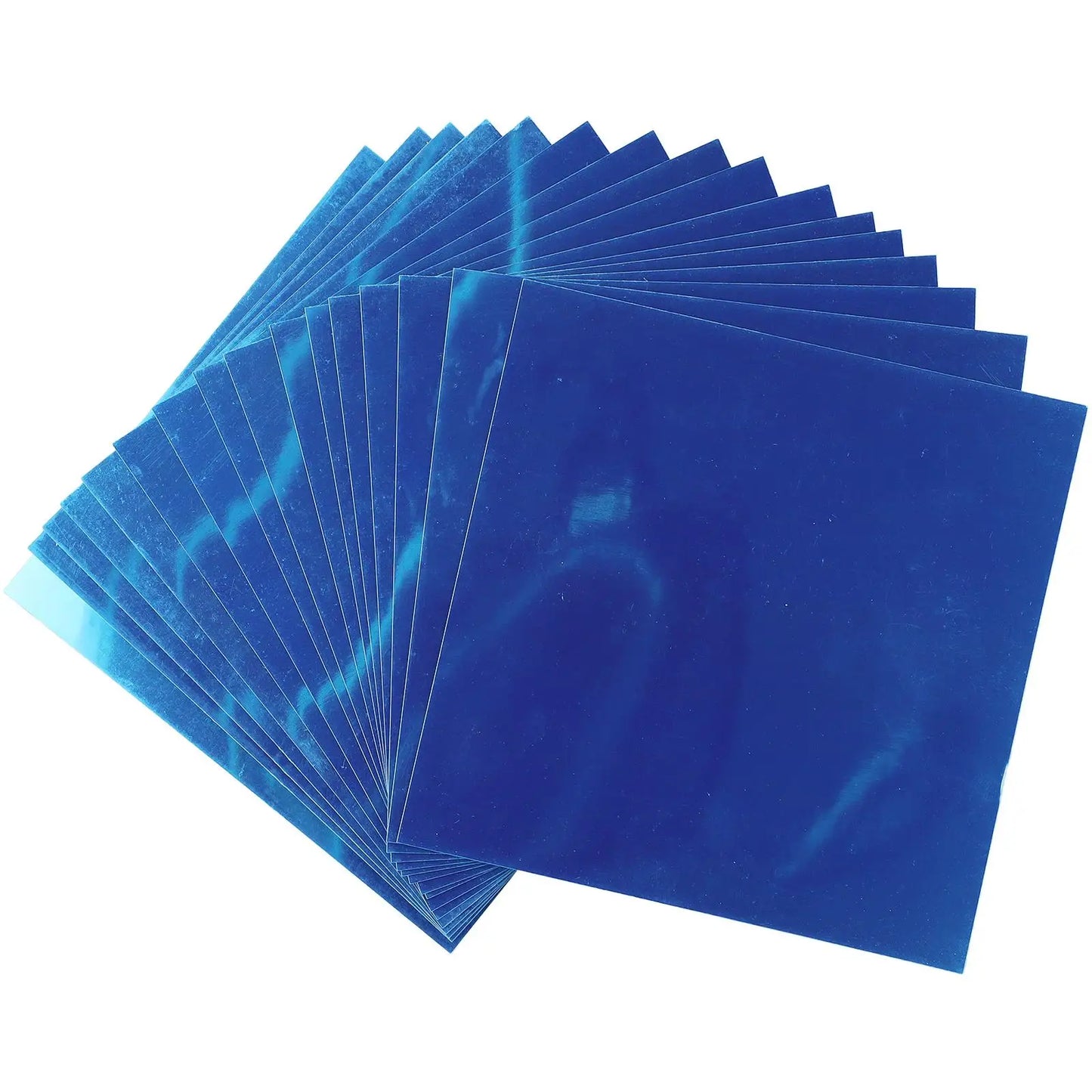 Autocollants Murs Miroir Carrés 15CM - 16 Pièces DIY Décoratif