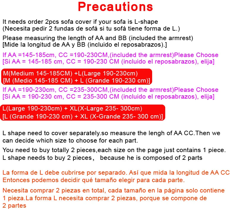 Housses de canapé élastiques Jacquard pour salon en L - LEVIVEl