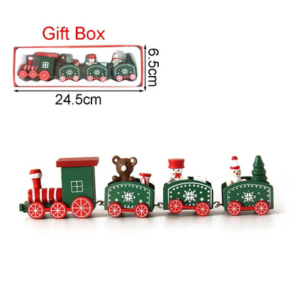 Ornements de Noël : Train en bois mobile pour une déco festive