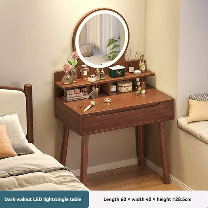 Coiffeuse de luxe légère style chinois - Bureau maquillage compact