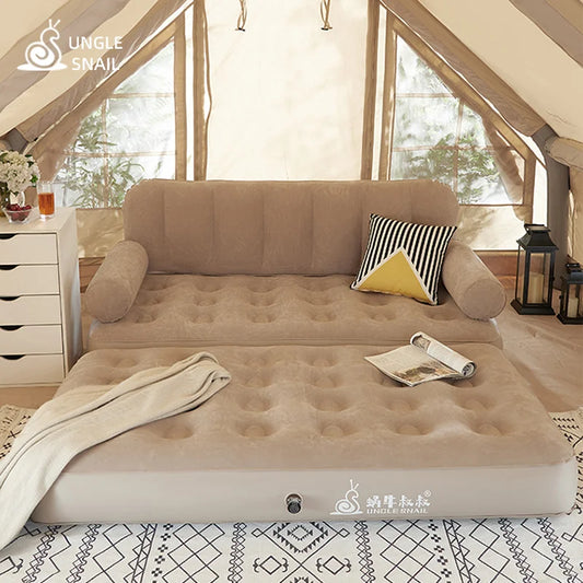 Canapé Gonflable Automatique & Tente de Camping Portable – Oncle Escargot