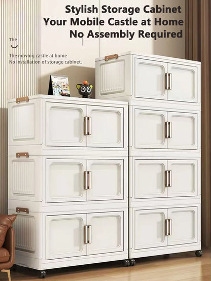 Armoire de rangement pliable pour vêtements de bébé et enfants