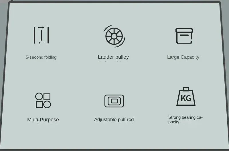 Chariot de courses pliable avec sacs – Idéal pour épicerie et pique-nique