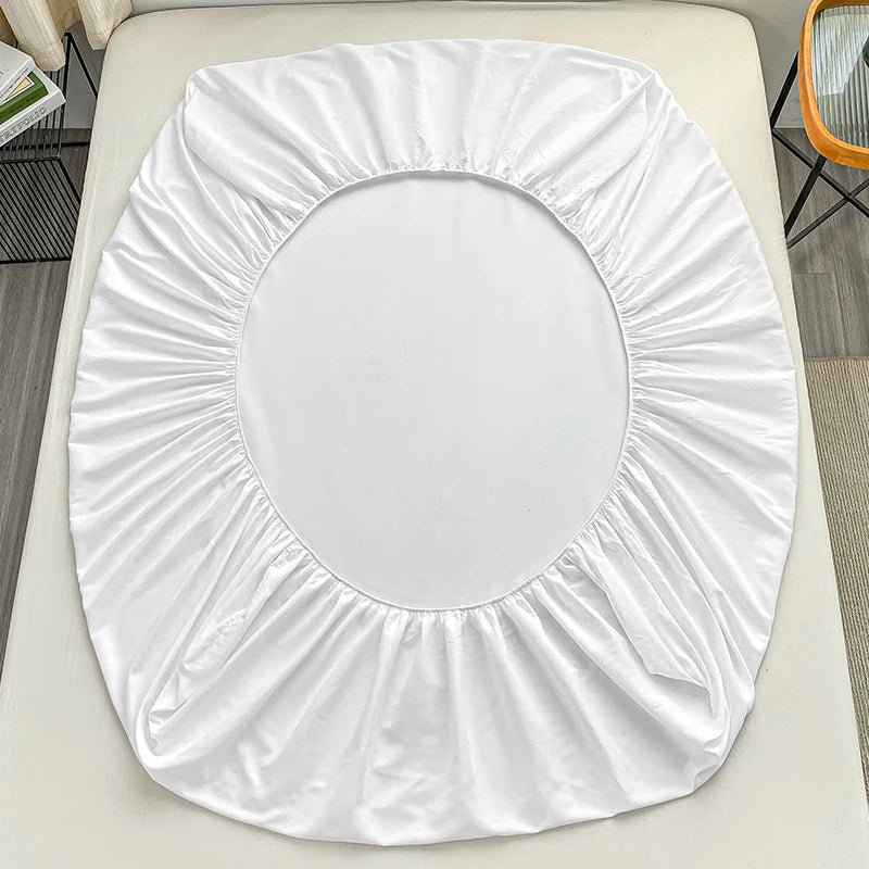 Drap-housse élastique antidérapant pour lits simples à King