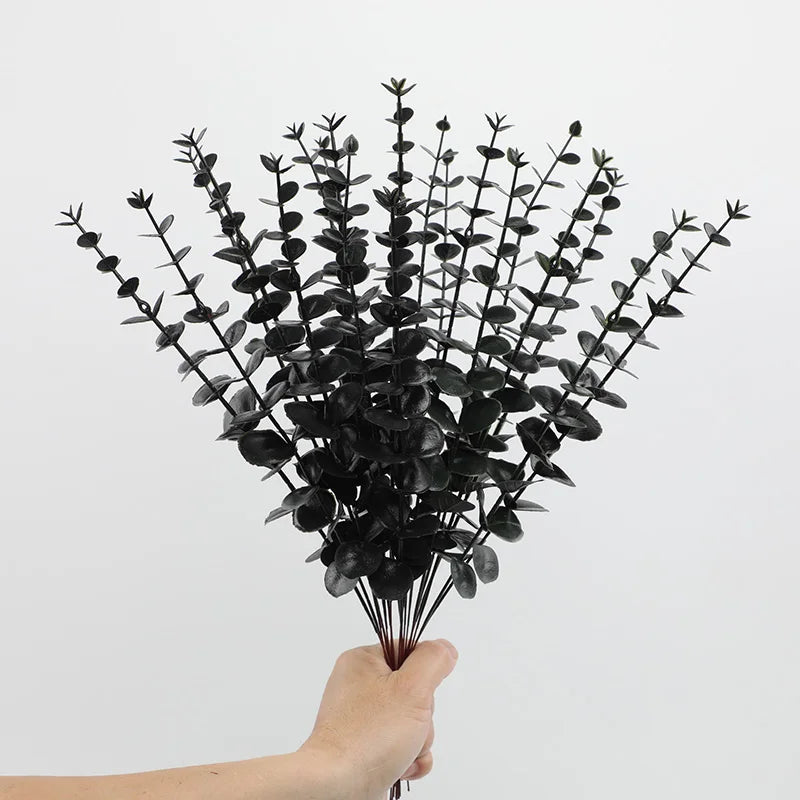 Tiges d'Eucalyptus Artificielles pour Décoration de Salon - 5/10/20 pièces