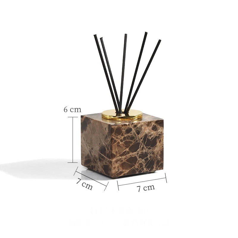 Porte-brosse à dents en marbre foncé - Luxe Regina Dish HOSet