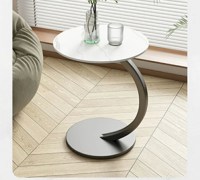 Table à thé ronde 2024 - Petit meuble d'appoint élégant