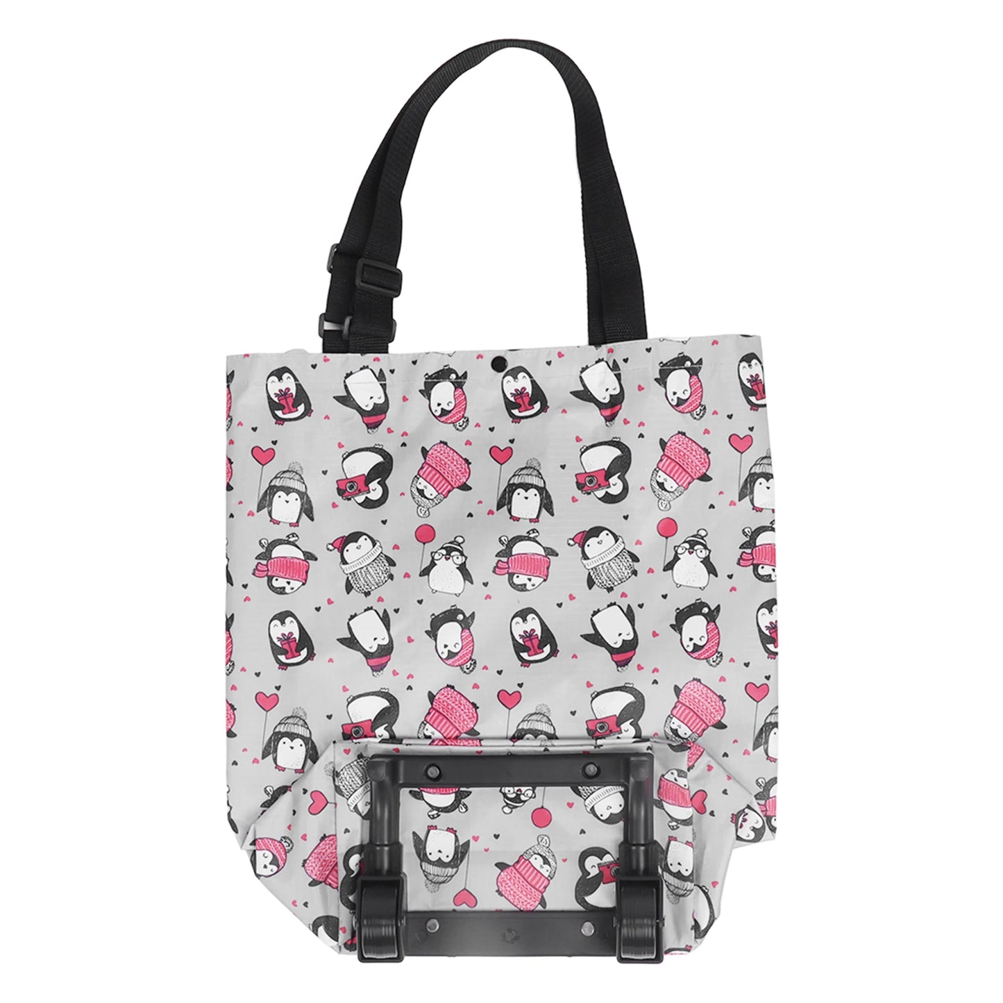 Chariot de Shopping Pliable avec Roulettes pour Homme - Pratique et Fonctionnel