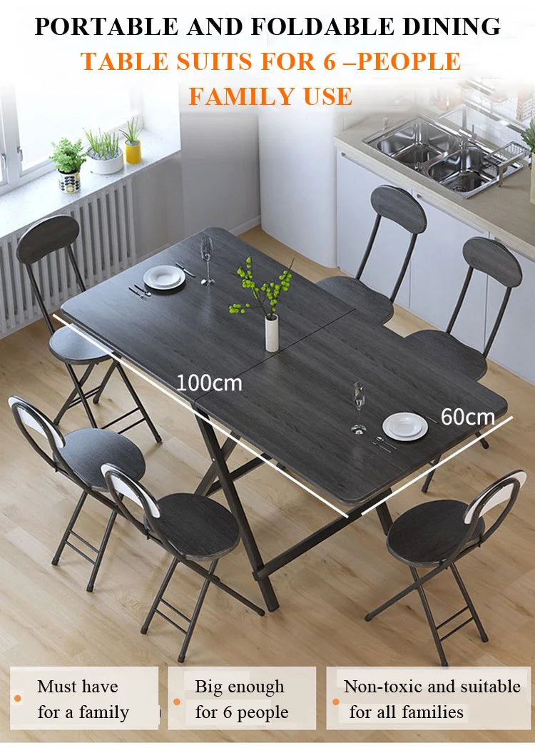Table Pliable Multifonctionnelle pour Petit Espace et Dortoir