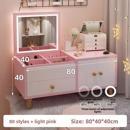 Coiffeuse moderne avec baie vitrée pour chambre à coucher