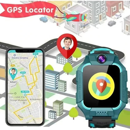 Montre Intelligente 4G pour Enfants - GPS, SOS, Caméra, Étanche
