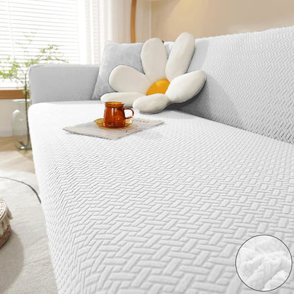 Housses de canapé élastiques Jacquard pour salon en L - LEVIVEl