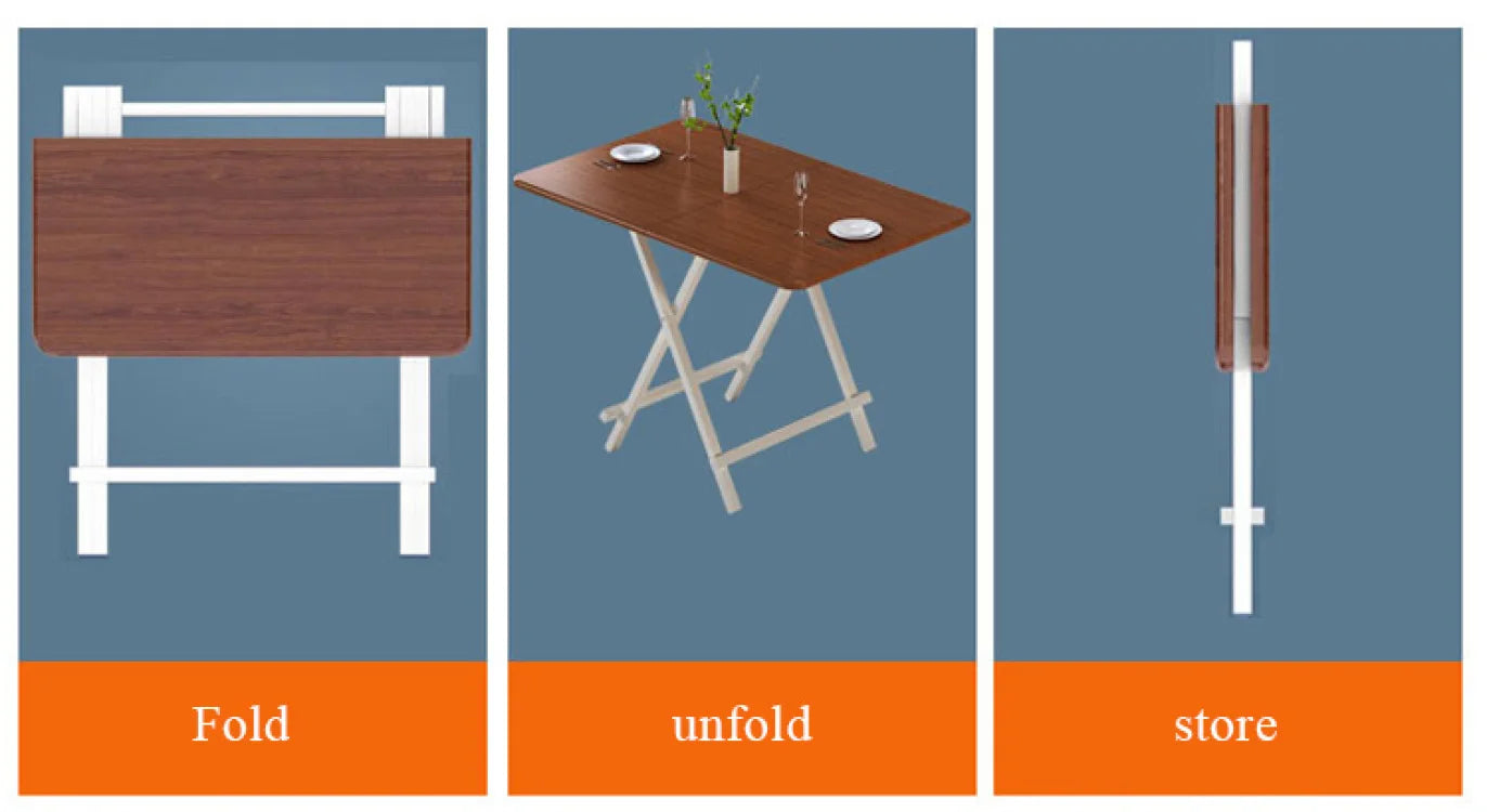 Table Pliable Multifonctionnelle pour Petit Espace et Dortoir