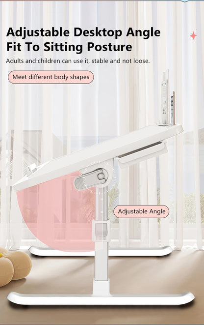 Bureau d'Ordinateur Pliable et Réglable pour Petite Espace