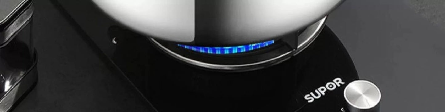 Marmite à Soupe en Acier Inoxydable 410 - Wok Antiadhésif avec Couvercle