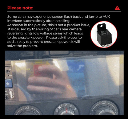 Autoradio 1Din sans fil CarPlay & Android Auto - Écran 6.86'' HD