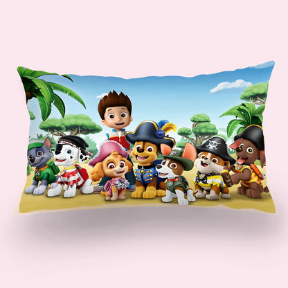 Taie d'oreiller Double Face Hot Dogs P-Paws - Décoration Maison