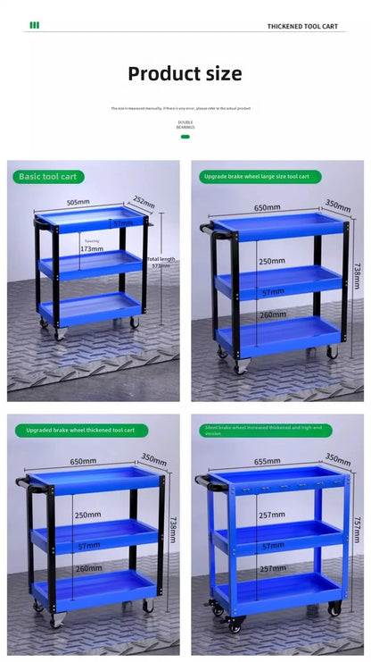 Chariot à Outils BaoLian avec Roues - Organisateur Atelier Garage