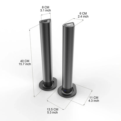 Barre de son 120W Home Cinéma Bluetooth 2 en 1 - Son Détaillé