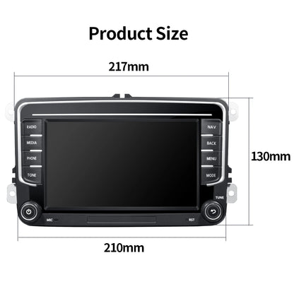 Autoradio GPS Android 13 pour VW, Skoda, Golf, Passat - 2Din