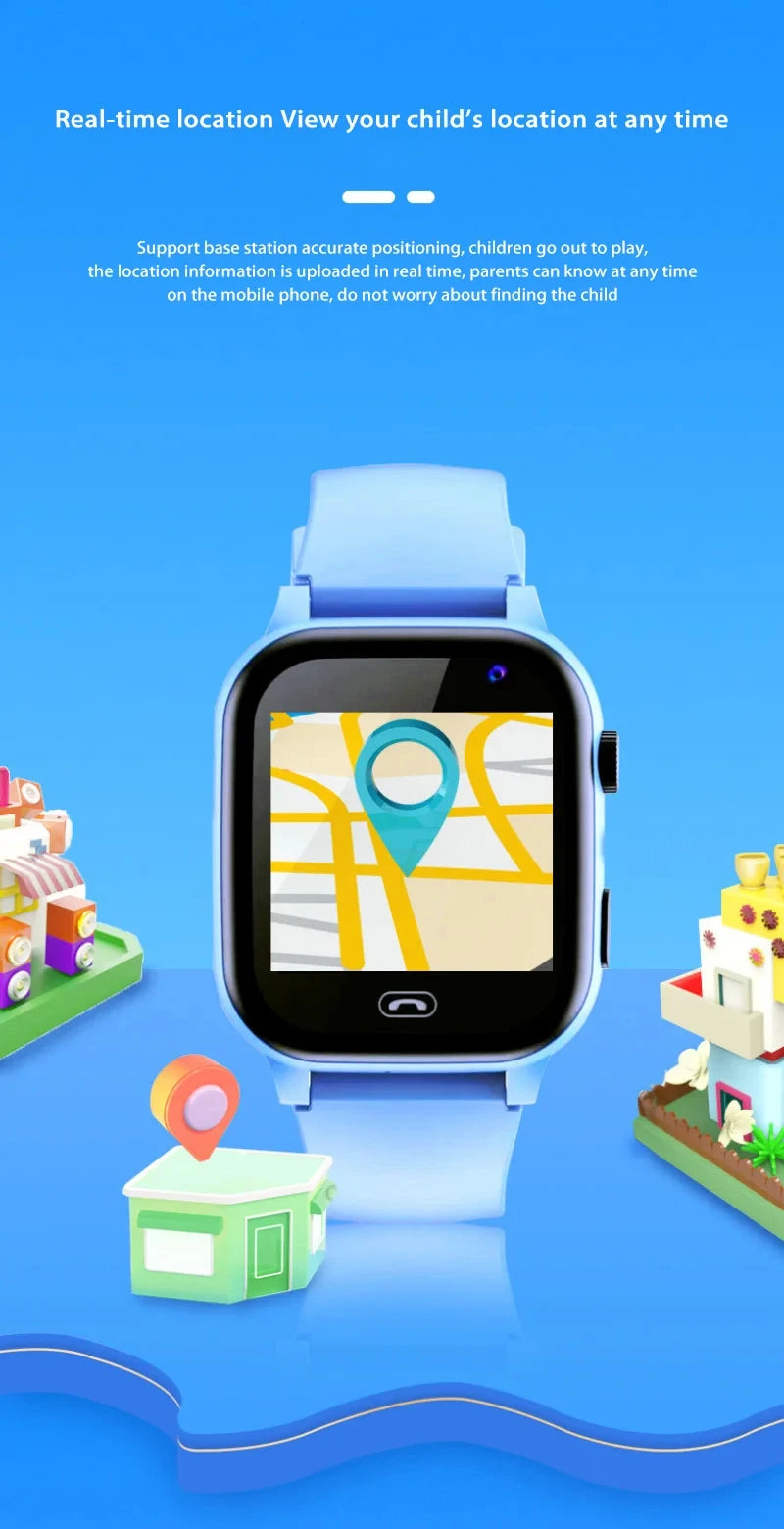 Montre Intelligente Enfant 4G Xiaomi MIJIA - GPS, Appel SOS, Étanche