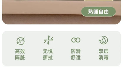 Draps de lit jetables Non tissés avec taies d'oreiller - Voyage Hôtel