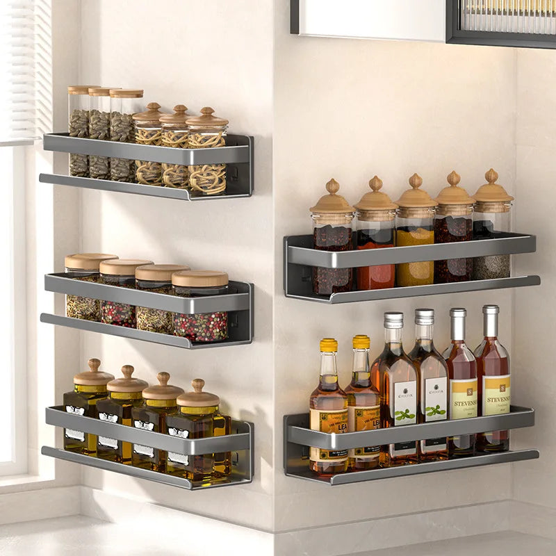 Étagère murale multifonction pour cuisine et salle de bain