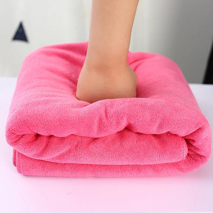 Serviette de bain microfibre douce, absorbante et à séchage rapide