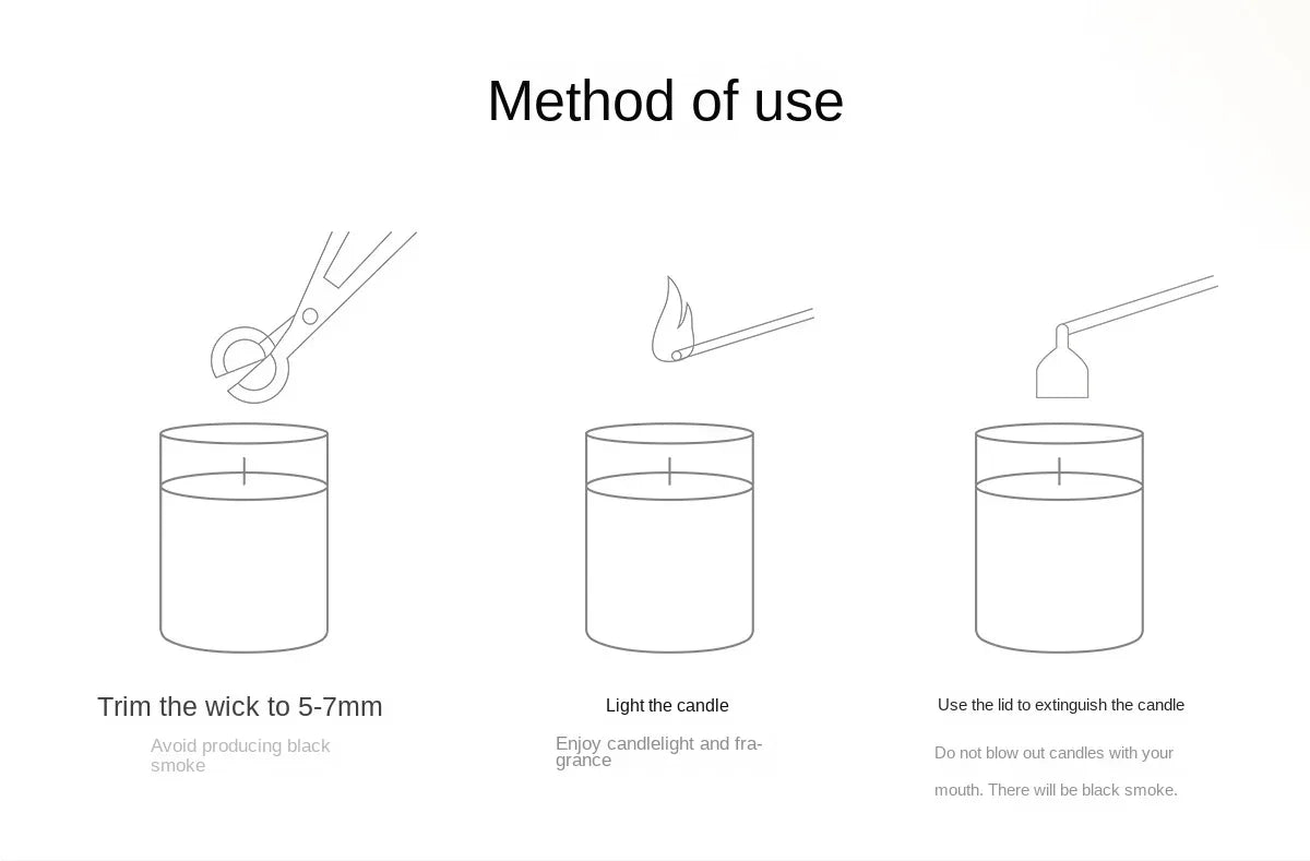 Bougie parfumée sans fumée - Idée cadeau pour hôtels et Clubhouse