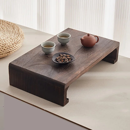 Table de lit en bois rectangulaire pliable pour méditation