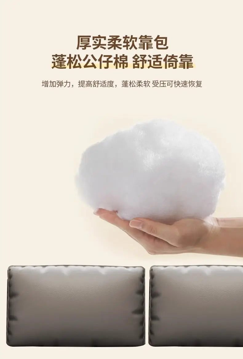 Salon de luxe léger, petite chambre à coucher, appartement, location, magasin de vêtements, salon de réception, canapé double en tissu pour trois personnes