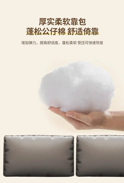 Salon de luxe léger, petite chambre à coucher, appartement, location, magasin de vêtements, salon de réception, canapé double en tissu pour trois personnes