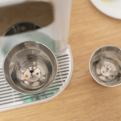 Tasse à expresso double paroi en acier inoxydable - Isolante et élégante