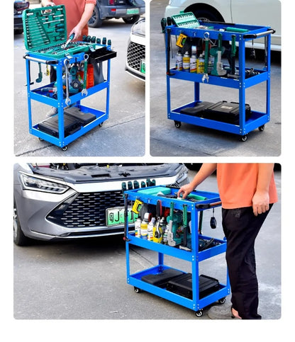 Chariot à Outils BaoLian avec Roues - Organisateur Atelier Garage