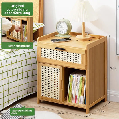 Table de chevet avec tiroir - Armoire de rangement élégante