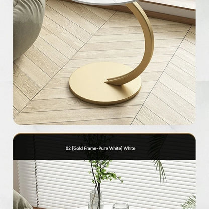 Table à thé ronde 2024 - Petit meuble d'appoint élégant